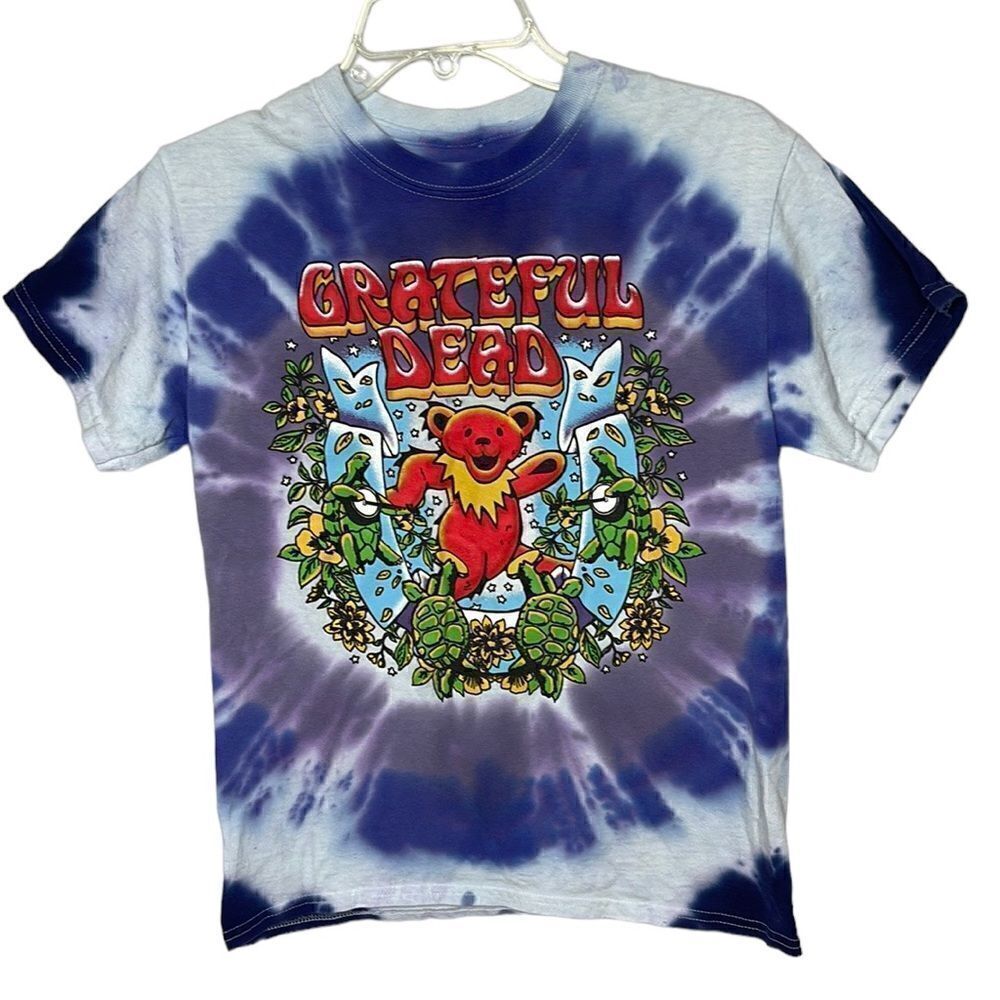 Grateful Dead Ripple Junction Tie Dye Colorful Bear Graphic T-shirt. Size Small.